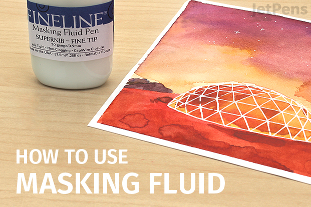 Using Masking Fluid with Watercolors: Everything You Need to Know - Erika  Lancaster- Artist + Online Art Teacher