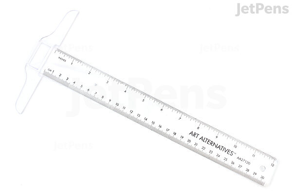 T Square Ruler Acrylic Clear Ruler For Drawing 6 Inches T Ruler T