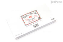 Original Crown Mill Classic Laid Envelopes - #140 (4.25” x 8.75”) - Pack of 25 - White - ORIGINAL CROWN MILL OCM10461