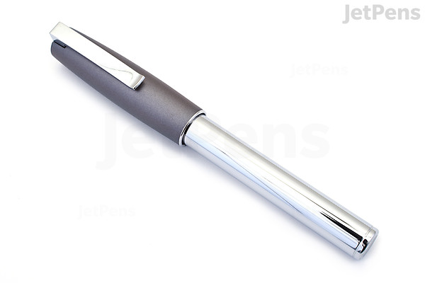 Faber Castell Loom Fountain Pen Metallic Grey Broad Nib Jetpens