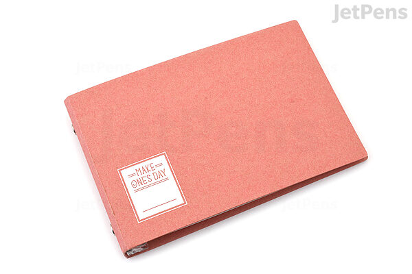 Maruman Make One S Day Binder Mini Size Red Jetpens Maruman Make One S Day Binder Mini Size Red Jetpens
