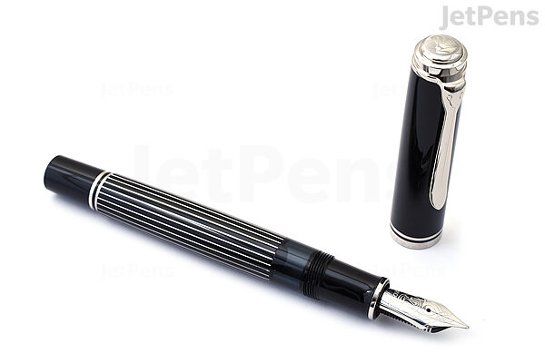 protest procedure Dat Pelikan Souveran M815 Fountain Pen - Metal Striped - Extra Fine Nib |  JetPens