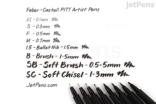 Faber-Castell PITT Pen - SB Soft Brush - Black | JetPens