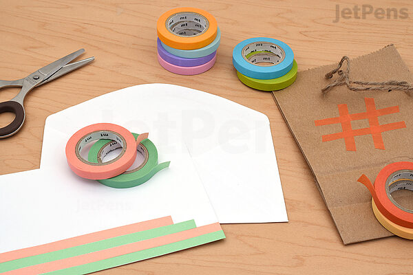 MT Washi Masking Tapes Set of 20 Bright & Cool Colors (Mt20P002)