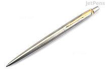 Parker Jotter Gel Pen - Stainless Steel with Gold Trim - Medium Point - PARKER 2020647