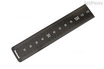Nakabayashi Magnetic Bookmark Ruler L - 25 cm - Black - NAKABAYASHI DBR-L D