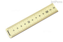 Nakabayashi Magnetic Bookmark Ruler L - 25 cm - Ivory - NAKABAYASHI DBR-L W