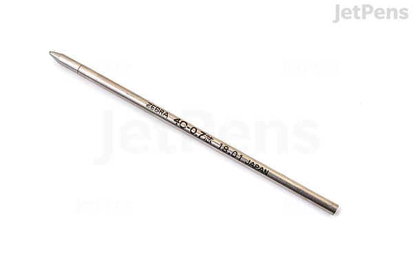 Vergelding ik ben slaperig Verrijken Zebra 4C-0.7 Ballpoint Pen Refill - D1 - 0.7 mm - Black | JetPens