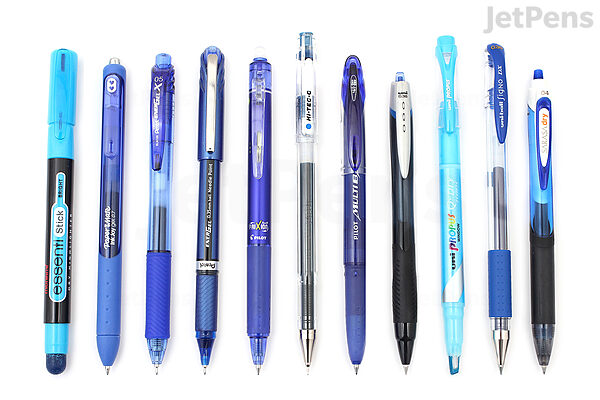 Jetpens Pen Sampler For The Left Handed Blue Jetpens Pen Sampler For The Left Handed Blue Jetpack 102