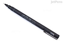 Uni Pin Pen - Pigment Ink - Size 01 - 0.28 mm - Black - UNI PIN101.24