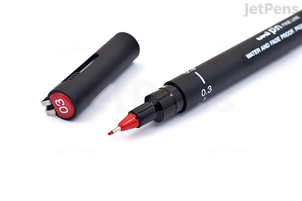 Uni Pin Fineliner Drawing Pen - Dark Grey Tone - 0.5mm - Box of 12