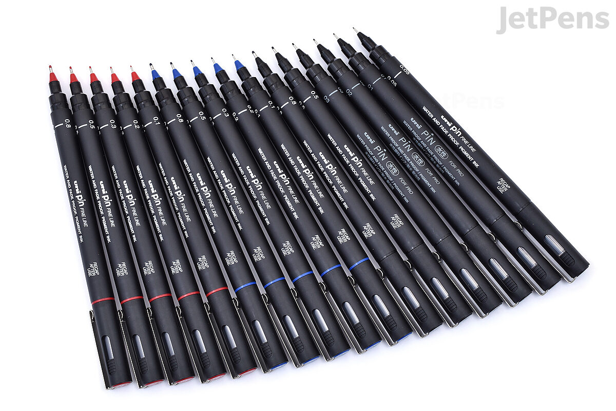 1pcs Needle Pen Pigment Ink Water and Fade Proof Black Fineliner