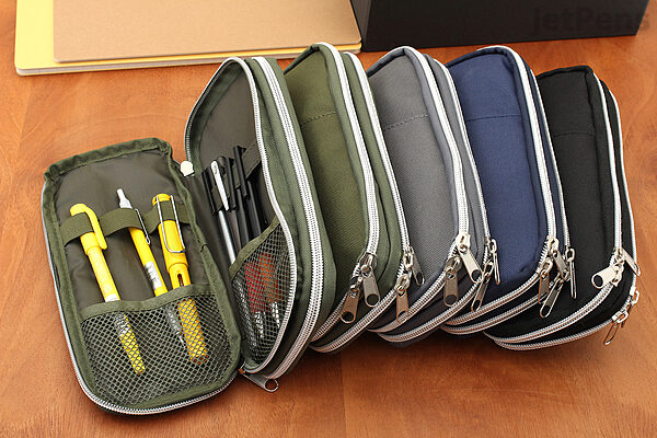 Roll up Pencil Case With 22 Pockets 1 Zipper Pouch, Plein Air Kit
