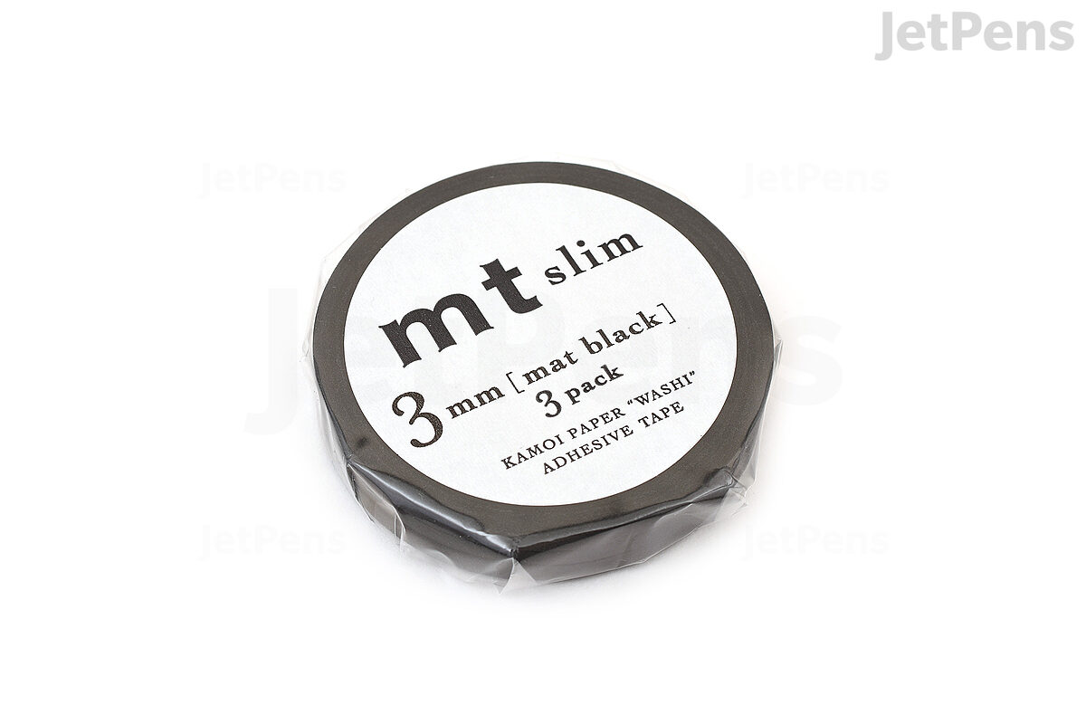 mt masking tape - black matt