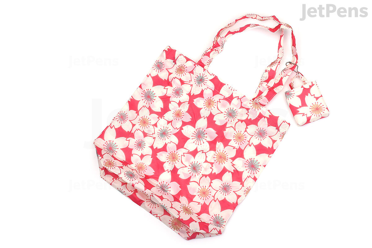 Kurochiku Japanese Pattern Eco-Bag - Small - Sakura (Cherry Blossom)