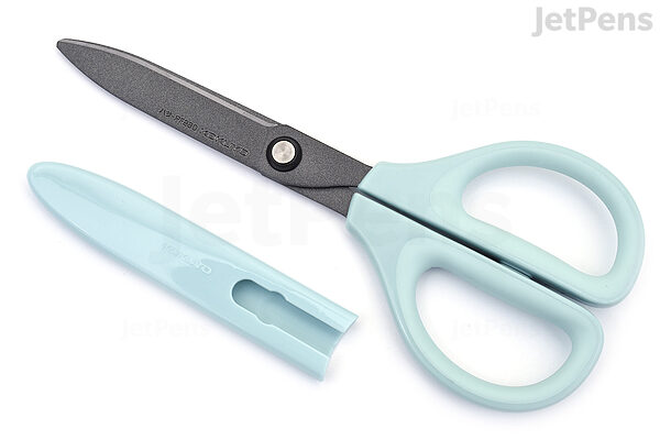 Japanese Kids Kitchen Scissors Right-hand with Safty Cover Small Size Easy  Clean