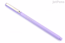 A pastel purple Marvy Le Pen fine point marker pen labeled "Wisteria" with a white cap and a small clip.