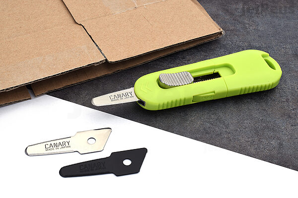 Box Cutter Retractable Cute Mini Replaceable Blade Cardboard