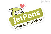 JetPens Die-Cut Sticker - Love at First Write - JETPENS STICKER 1