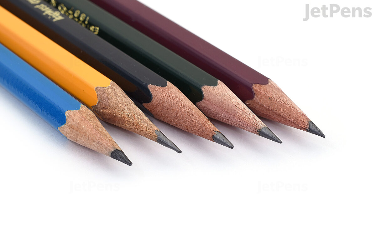  JetPens Wooden Pencil Sampler - 2B