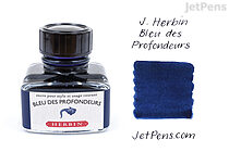 Herbin Bleu des Profondeurs Ink (Ocean Depths Blue) - 30 ml Bottle - HERBIN H130/18