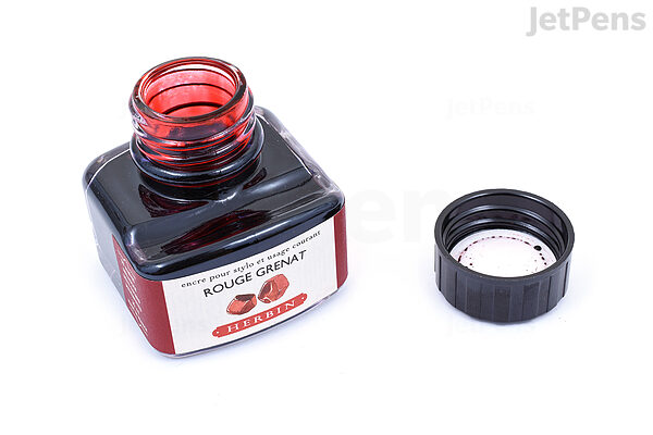 J. Herbin Rouge Grenat Ink (Garnet Red) - 30 ml Bottle