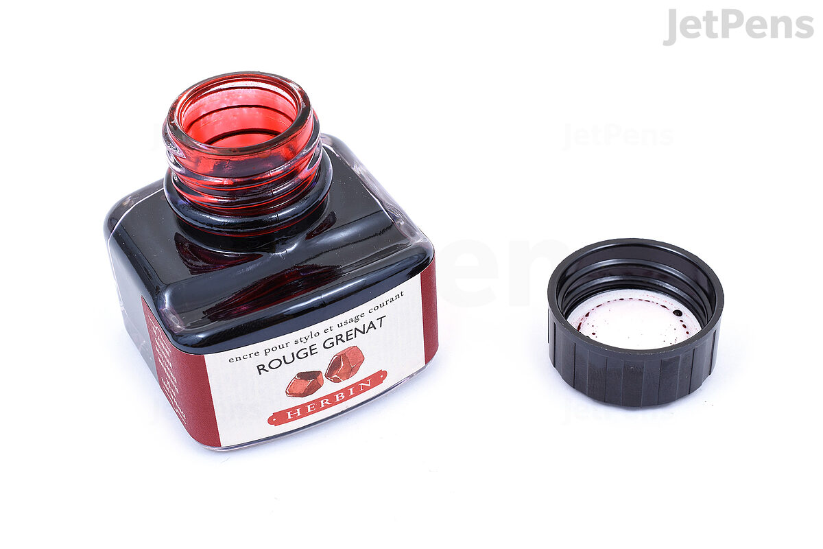 J. Herbin Ink - Rouge Grenat - 10 mL – Yoseka Stationery