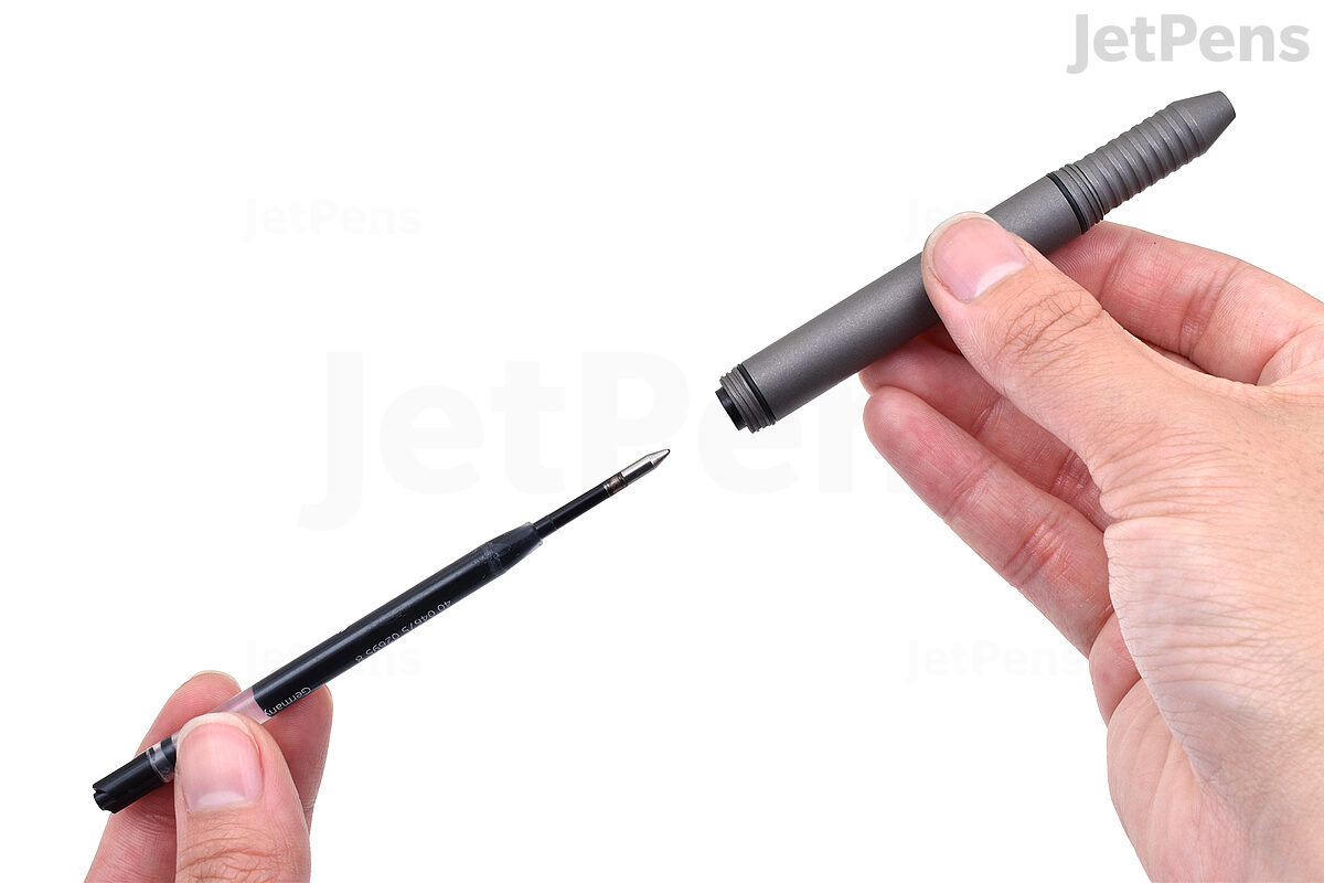 BIGiDESIGN Ti Click EDC Pen Machined Raw