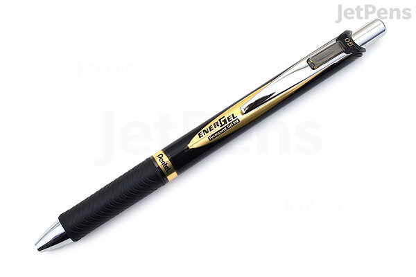 Pentel EnerGel Permanent Gel Pen - 0.5 mm - Black