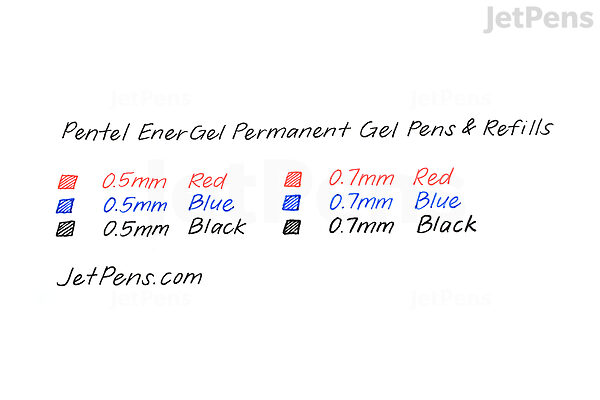 Pentel energel 0.7 LR7-A Black Refill – Robbins Stationers and Locksmith
