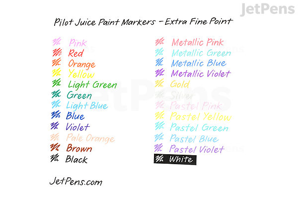 Pilot Juice Paint Marker - Extra Fine Point - White - PILOT SJP-20EF-W