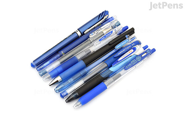JetPens Fine Tip Gel Pen Sampler - Blue - JETPENS JETPACK-095