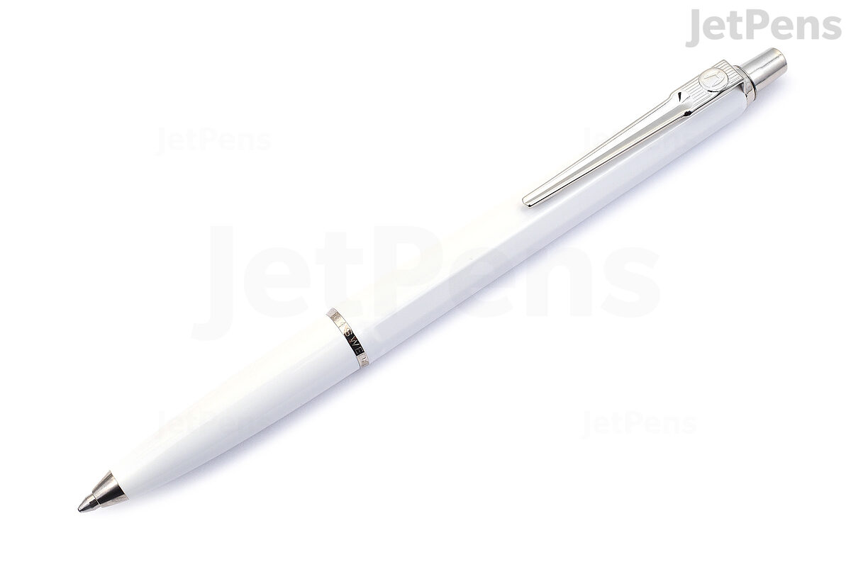 fabriek onszelf Van Ballograf Epoca P Ballpoint Pen - Medium Point - White | JetPens