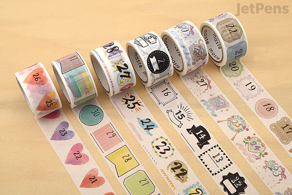 5x Washi Tape Set Masking Tape Cute DIY Stickers School Suppliers