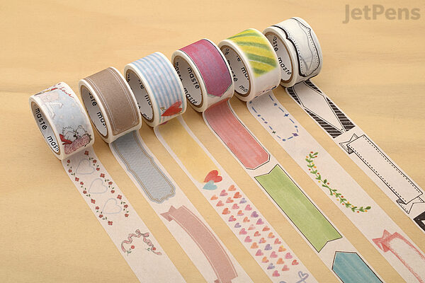Message Masking Tape, Perforated Decorative Tape