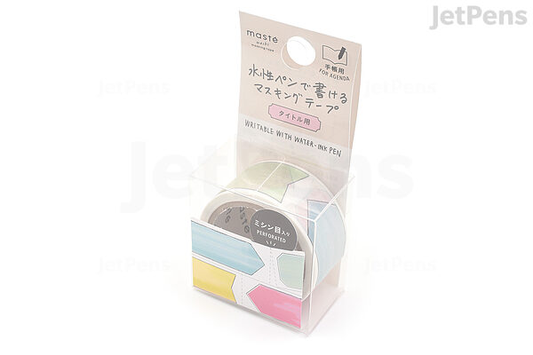  Grid Washi Tape Set for Journaling - 18 Rolls