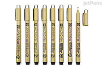 Sakura Pigma Micron Pen - Assorted Sizes - Black - 8 Pen Bundle - JETPENS SAKURA XSDK-49 BUNDLE