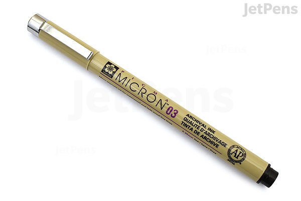 XSDK03-36 Sakura Pigma Micron 03 Marker Pen, 0.35mm Tip, Blue, Pack of 10