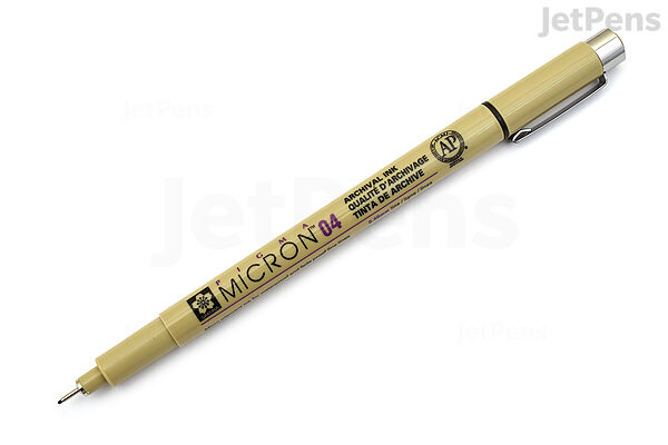 trek de wol over de ogen patroon Afzonderlijk Sakura Pigma Micron Pen - Size 04 - 0.4 mm - Black | JetPens