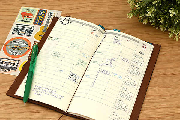 Jetpens Com Traveler S Company Traveler S Notebook Refill Regular Size 2019 Weekly Planner With Memo Jetpens Com Traveler S Company Traveler S Notebook Refill Regular Size 2019 Weekly Planner With Memo