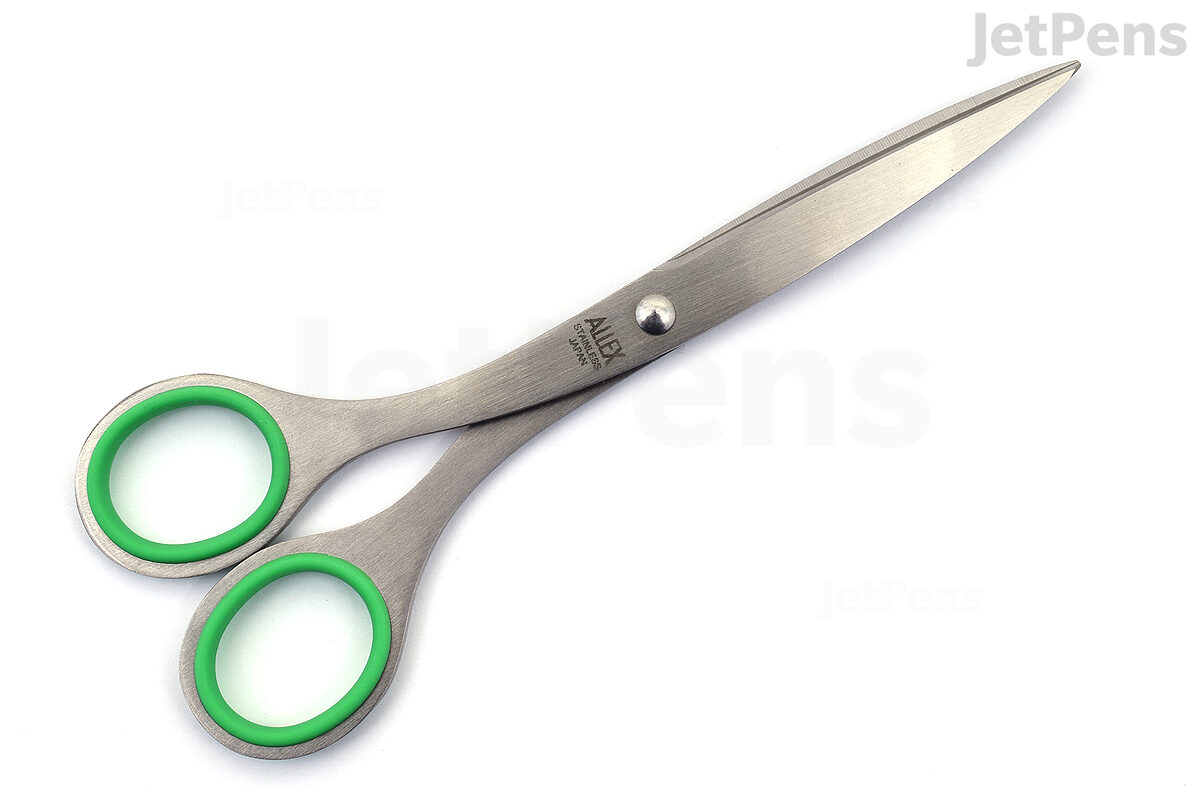 ALLEX Left Handed Scissors Adult Large 8 Inch, All Purpose Heavy