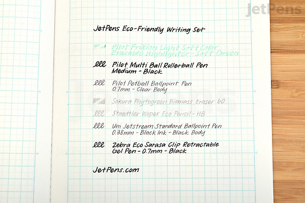 JetPens Eco-Friendly Writing Set