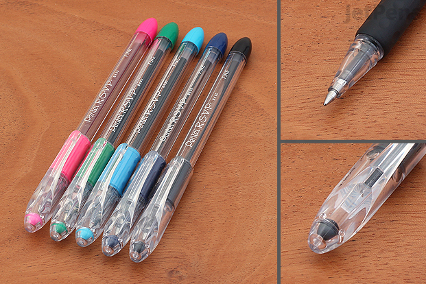 The Pentel RSVP has a smooth and long-lasting refill.