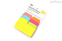 Cluster Japan Pitta Index Tab Sticky Notes - Memo 2P - Neon - CLUSTER JAPAN C-SIF-01