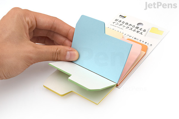 Cluster Japan Pitta Index Tab Sticky Notes - Memo 2P - Pastel | JetPens