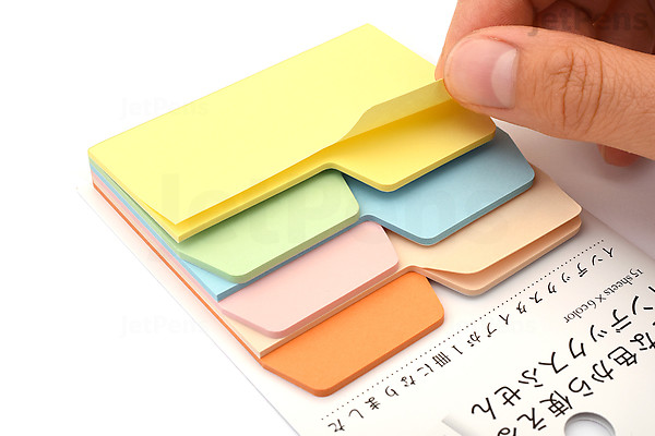Cluster Japan Pitta Index Tab Sticky Notes - Memo 2P - Pastel | JetPens