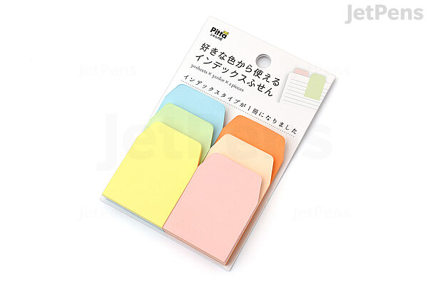 Cluster Japan Pitta Index Tab Sticky Notes - Slim 1P - Pastel