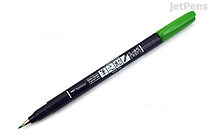 Tombow Fudenosuke Brush Pen - Hard - Green - TOMBOW WS-BH07