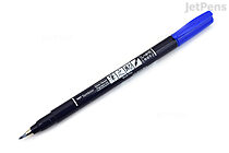 Tombow Fudenosuke Brush Pen - Hard - Blue - TOMBOW WS-BH15