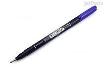 Tombow Fudenosuke Brush Pen - Hard - Purple - TOMBOW WS-BH18